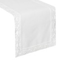 OBRUS SUSAN 35 X 180 CM BIAŁY