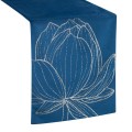 OBRUS BLINK 12 35 X 180 CM GRANATOWY