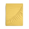 PRZEŚCIERADŁO Z GUMKĄ JERSEY D91 120 X 200 X 25 CM MUSZTARDOWY