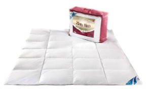 Kołdra AMW Złota Biza 160x200 puch gęsi bawełna