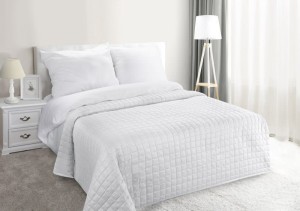 %%%% Narzuta 170x210 EuroFirany AURORA biały glam