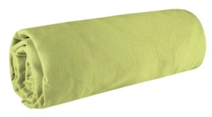 Prześcieradło z gumką JERSEY 200x220 bawełna ziel